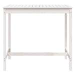 HKH Mesa de Jardim 121x82, Madeira de Pinho Maciça - Branco