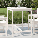 HKH Mesa de Jardim 121x82, Madeira de Pinho Maciça - Branco