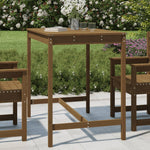 HKH Mesa de Jardim 121x82, Pinho Maciço Castanho-mel - Marrom