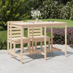 HKH Mesa de Jardim 159,5x82, Madeira de Pinho Maciça - Marrom