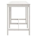 HKH Mesa de Jardim 159,5x82, Madeira de Pinho Maciça - Branco