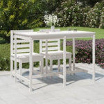 HKH Mesa de Jardim 159,5x82, Madeira de Pinho Maciça - Branco