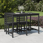 Mesa de Jardín HKH 159,5x82,5x110 Madera Maciza de Pino - Gris