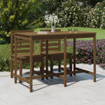 HKH Mesa de Jardim 159,5x82, Pinho Maciço Castanho-mel - Marrom