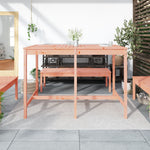 HKH Mesa de Jardim 159,5x82, Madeira de Douglas Maciça - Marrom