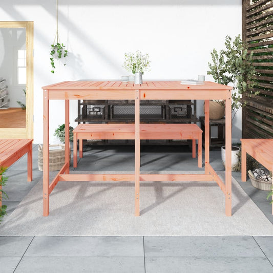 HKH Mesa de Jardim 159,5x82, Madeira de Douglas Maciça - Marrom