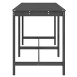 Mesa de jardín HKH 203, madera maciza de pino - Gris