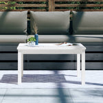 HKH Mesa de Jardim 82,5x50, Madeira de Pinho Maciça - Branco
