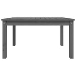 HKH Mesa de Jardim 82,5x50, Madeira de Pinho Maciça - Cinzento