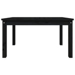 HKH Mesa de Jardim 82,5x50, Madeira de Pinho Maciça - Preto
