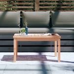 HKH Mesa de Jardim 82,5x50, Madeira de Douglas Maciça - Marrom