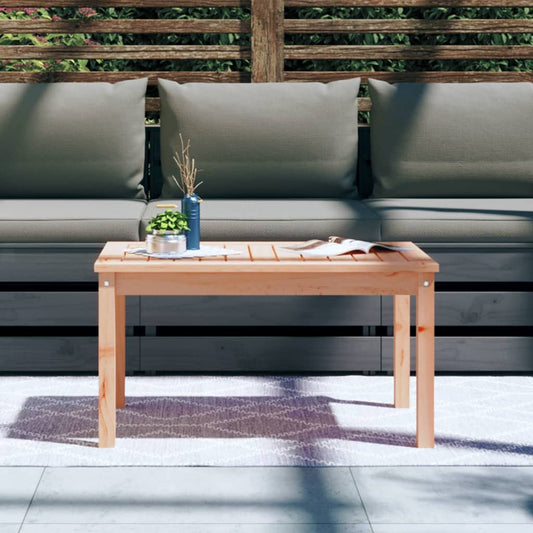 HKH Mesa de Jardim 82,5x50, Madeira de Douglas Maciça - Marrom