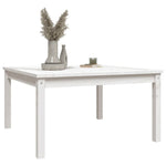 HKH Mesa de Jardim 82,5x82, Madeira de Pinho Maciça - Branco