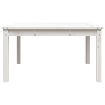 HKH Mesa de Jardim 82,5x82, Madeira de Pinho Maciça - Branco