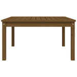 HKH Mesa de Jardim 82,5x82, Pinho Maciço Castanho-mel - Marrom