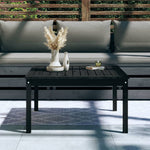 HKH Mesa de Jardim 82,5x82, Madeira de Pinho Maciça - Preto