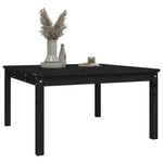 HKH Mesa de Jardim 82,5x82, Madeira de Pinho Maciça - Preto