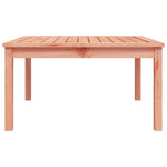HKH Mesa de Jardim 82,5x82, Madeira de Douglas Maciça - Marrom