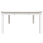 HKH Mesa de Jardim 121x82, Madeira de Pinho Maciça - Branco