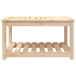 HKH Mesa de Jardim 82,5x50, Madeira de Pinho Maciça - Marrom