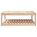 HKH Mesa de Jardim 121x82, Madeira de Pinho Maciça - Marrom