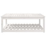 HKH Mesa de Jardim 121x82, Madeira de Pinho Maciça - Branco