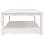 HKH Mesa de Jardim 121x82, Madeira de Pinho Maciça - Branco