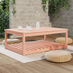 HKH Mesa de Jardim 121x82, Madeira de Douglas Maciça - Marrom