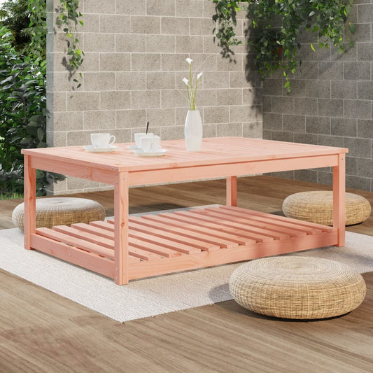 HKH Mesa de Jardim 121x82, Madeira de Douglas Maciça - Marrom