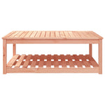 HKH Mesa de Jardim 121x82, Madeira de Douglas Maciça - Marrom