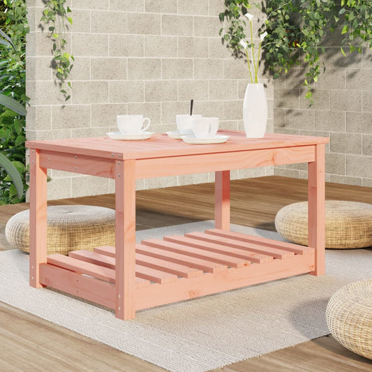 HKH Mesa de Jardim 82,5x50, Madeira de Douglas Maciça - Marrom