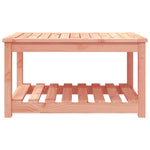 HKH Mesa de Jardim 82,5x50, Madeira de Douglas Maciça - Marrom