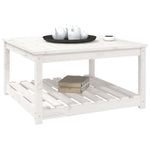 HKH Mesa de Jardim 82,5x82, Madeira de Pinho Maciça - Branco