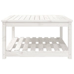 HKH Mesa de Jardim 82,5x82, Madeira de Pinho Maciça - Branco
