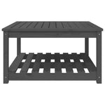 HKH Mesa de Jardim 82,5x82, Madeira de Pinho Maciça - Cinzento