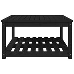 HKH Mesa de Jardim 82,5x82, Madeira de Pinho Maciça - Preto