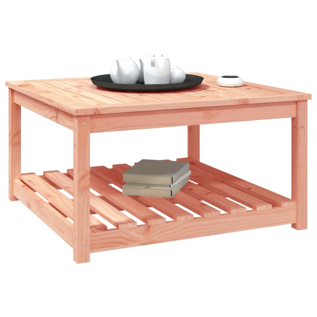 HKH Mesa de Jardín 82,5x82, Madera de Douglas Maciza - Marrón