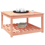 HKH Mesa de Jardín 82,5x82, Madera de Douglas Maciza - Marrón