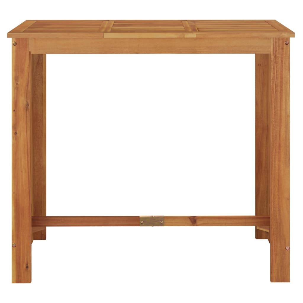 HKH Mesa de Bar para Jardín de Madera de Acacia Maciza - Marrón