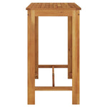 HKH Mesa de Bar para Jardim Madeira de Acácia Maciça - Marrom