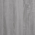 HKH Aparador Moderno en derivados de Madera, Madera de Eucalipto Maciza 60 X 35 X 70 Cm - Gris Sonoma