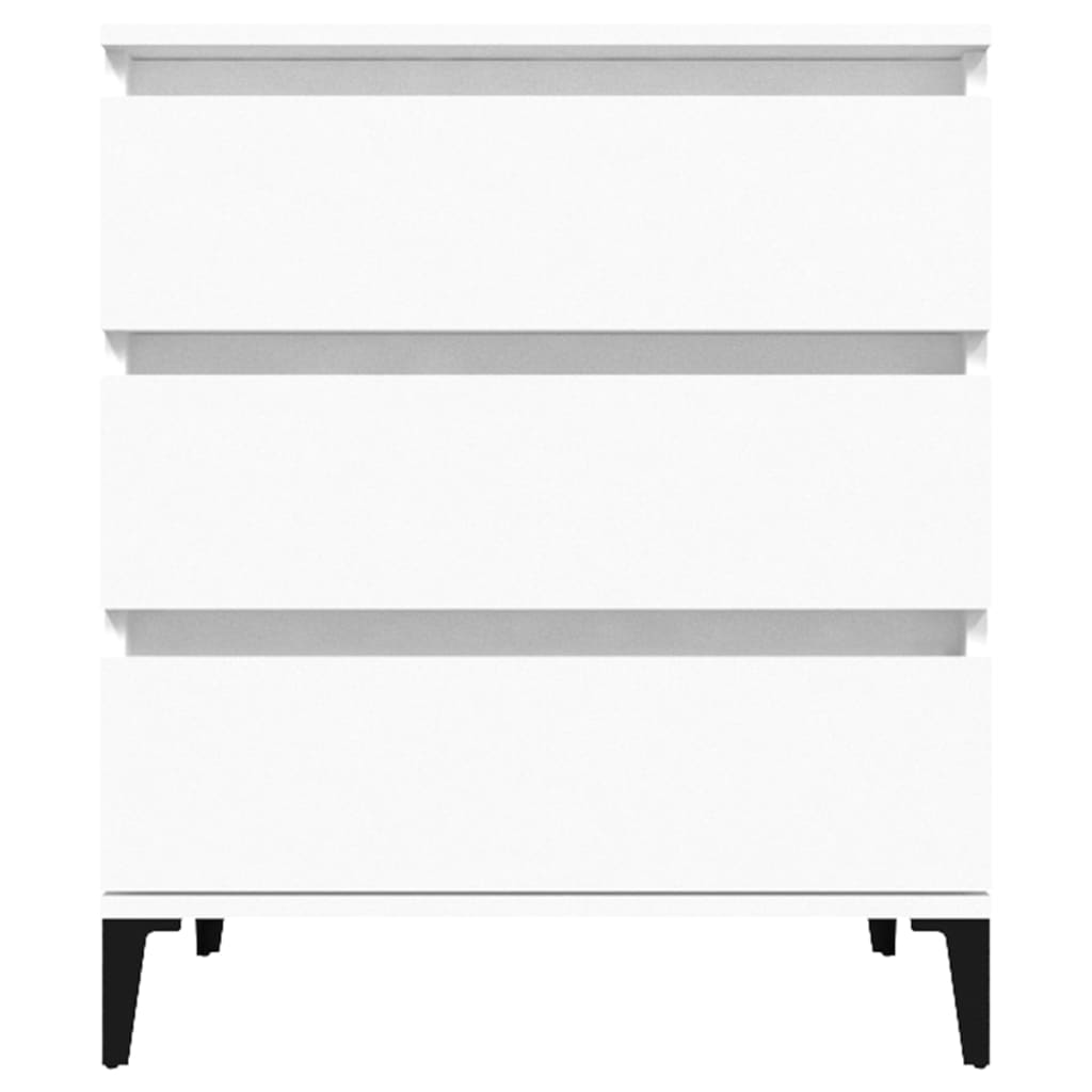 HKH Aparador em derivados de Madeira, Metal 60 X 35 X 70 Cm - Branco