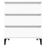 HKH Aparador em derivados de Madeira, Metal 60 X 35 X 70 Cm - Branco