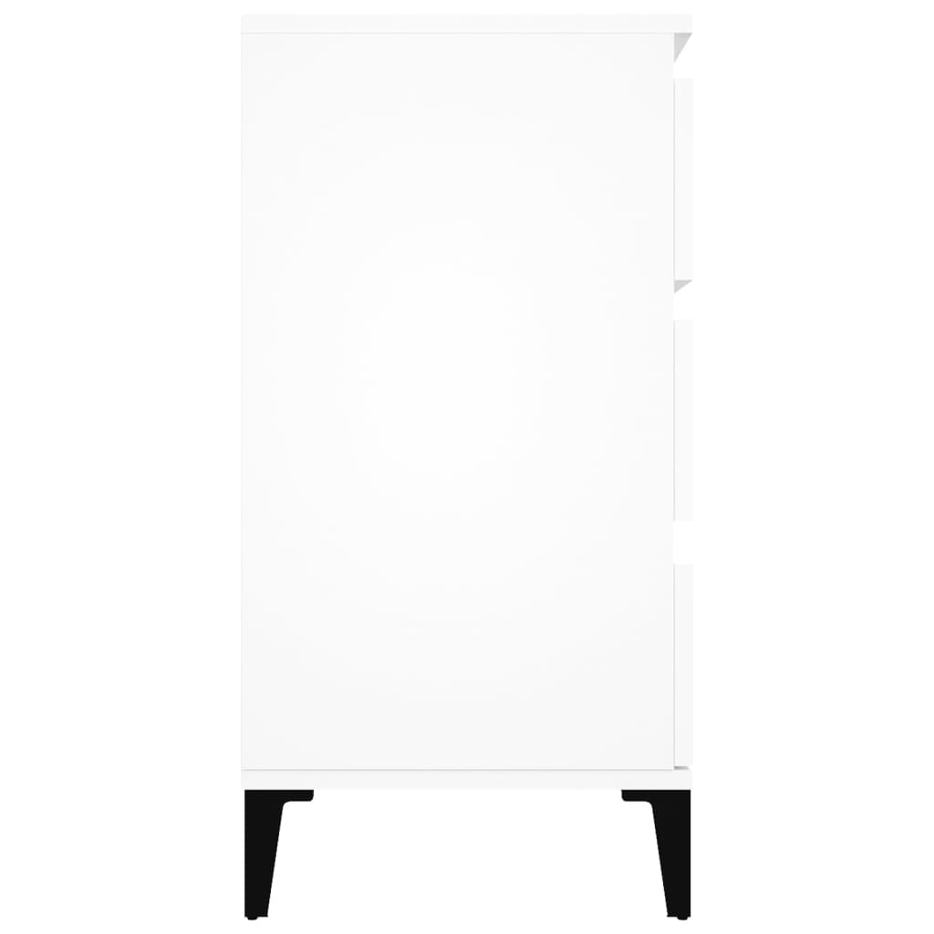 HKH Aparador em derivados de Madeira, Metal 60 X 35 X 70 Cm - Branco