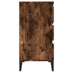 Aparador HKH en derivados de madera, metal 60 X 35 X 70 cm - Roble ahumado
