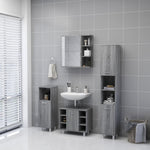 HKH Armário Espelhado - 62,5x20,5x64 Cm - Cinza