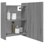 HKH Armário Espelhado - 62,5x20,5x64 Cm - Cinza