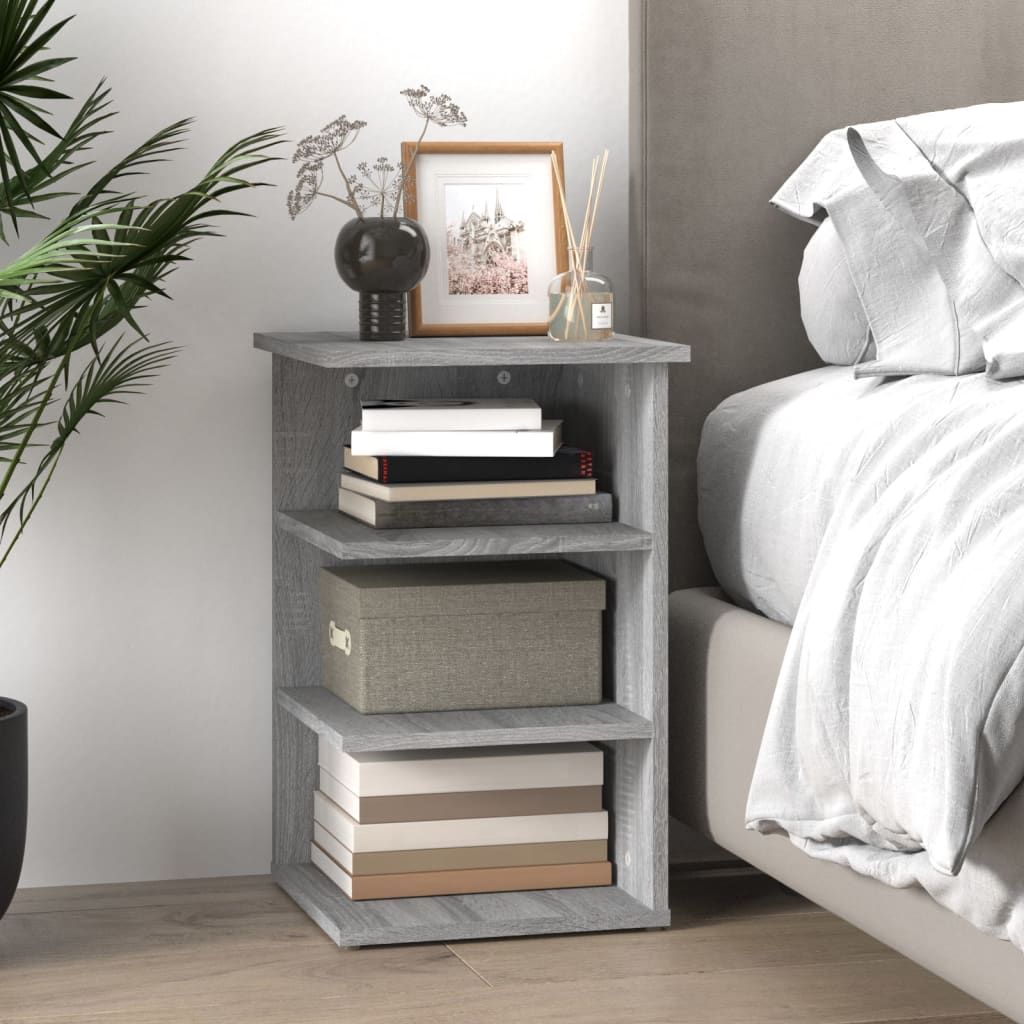 HKH Mueble de Apoyo Clásico en derivados de Madera 35 X 35 X 55 Cm - Gris Sonoma
