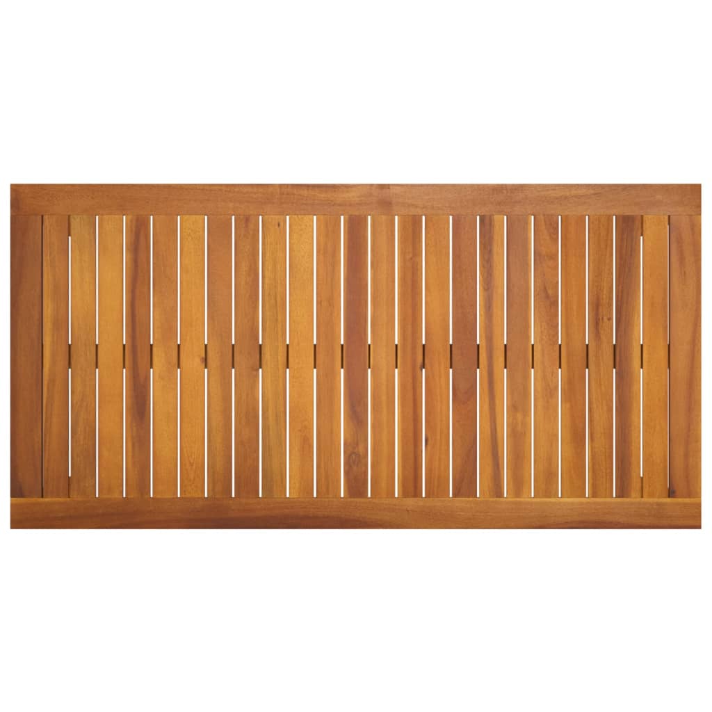 HKH Mesa de Jardim 110x55x67 Cm Madeira de Acácia Maciça - Marrom