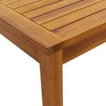 HKH Mesa de Jardim 110x55x67 Cm Madeira de Acácia Maciça - Marrom